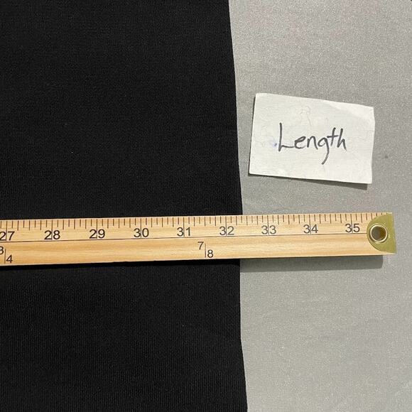 Vintage Le Suit Size 12 Petite Black Maxi Skirt Classic Modest Event Minimalist - Picture 11 of 12